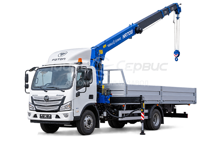 Кран-манипулятор Foton S100 с КМУ Чайка NR708
