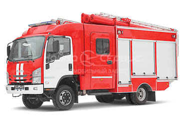 Автомобиль пожарно-спасательный ISUZU NPS75 АПС-1,0-40/4 "Тайга"