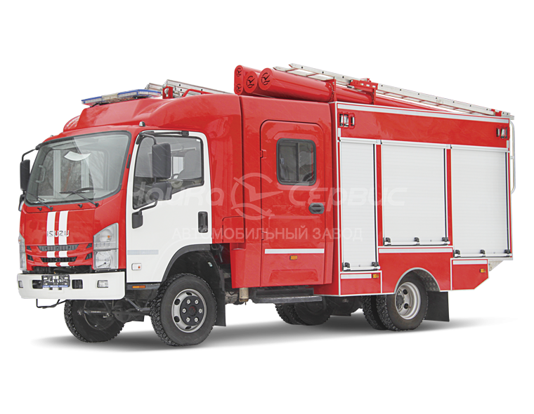 Автомобиль пожарно-спасательный ISUZU NPS75 АПС-1,0-40/4 "Тайга"
